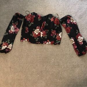 4SI3NNA floral print blouse